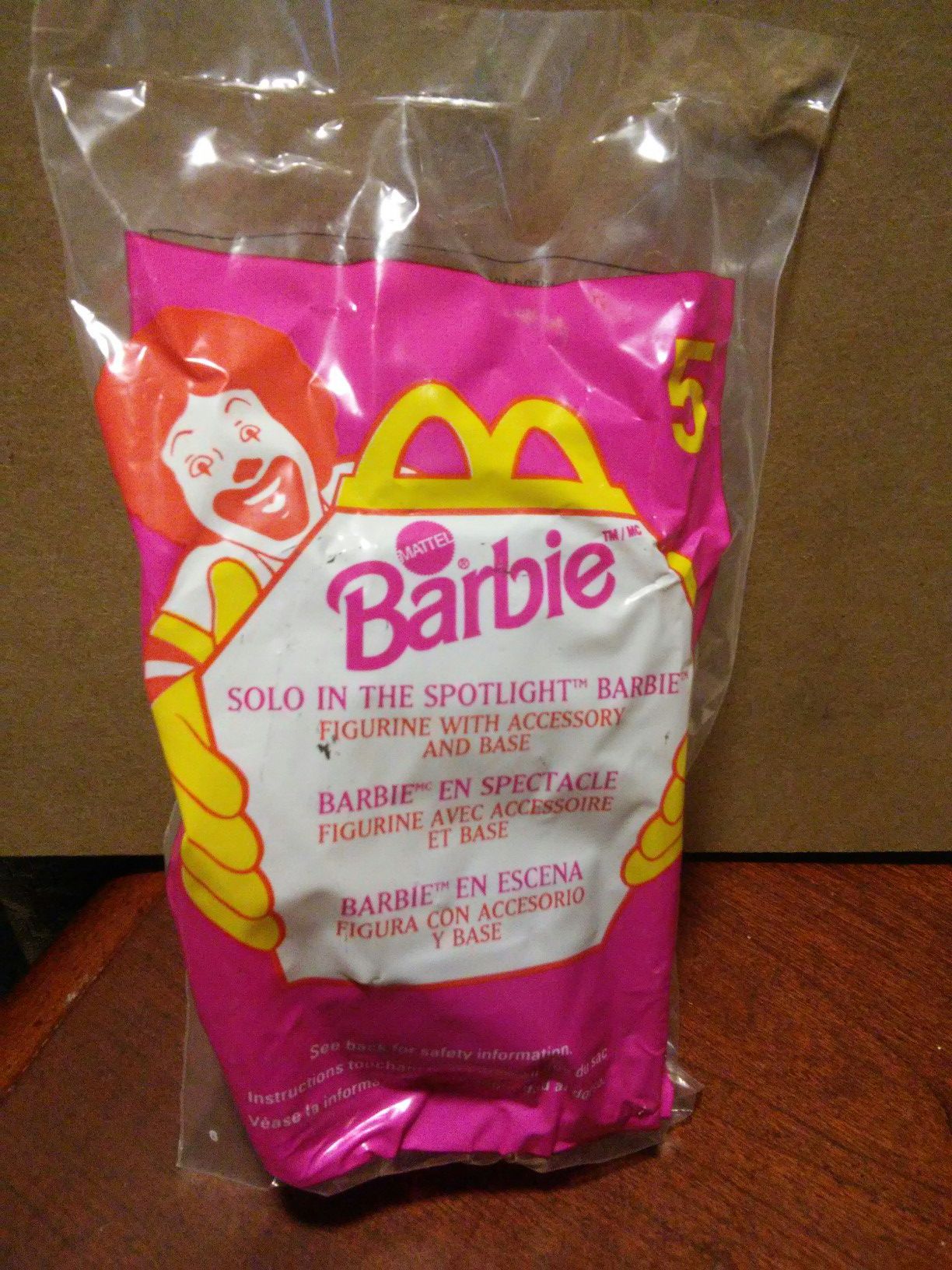 1999 McDonald's Happy Meal..Barbie Solo in the Spotlight