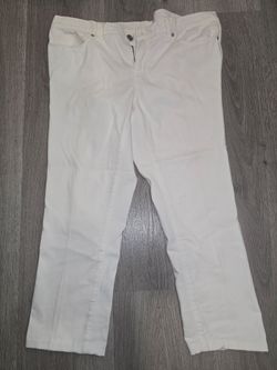 Womens white pants size 14