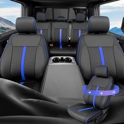 Custom Faux Leather Seat Covers for Ford F-150 SuperCrew 2015-2026