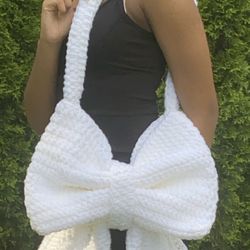 Crochet Bow Bag 