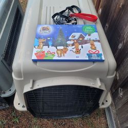 Large Dog Kennel. *** One Left Tan Color***