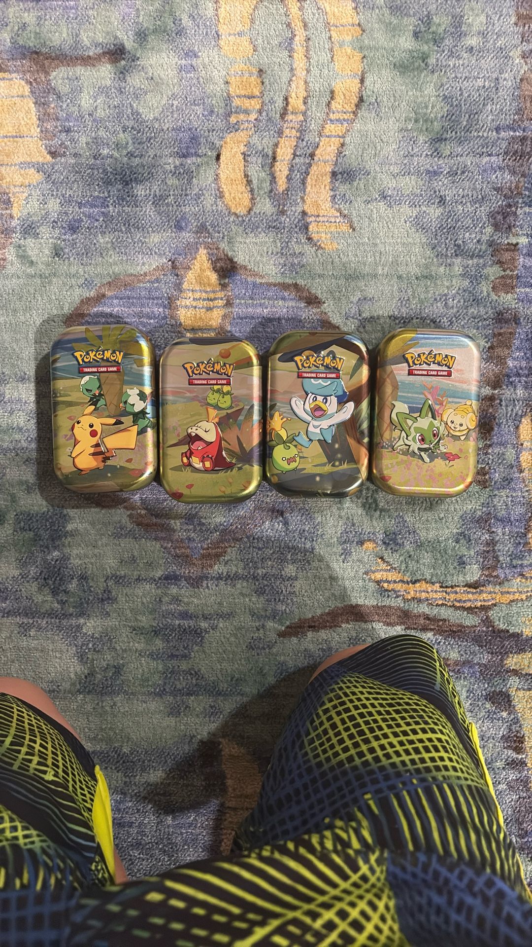 4 Pokémon Metal Containers