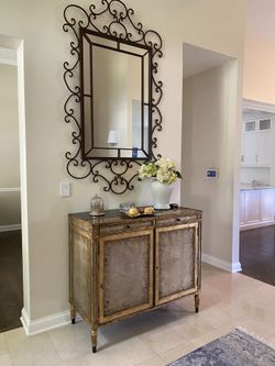 Designer Gold Cabinet