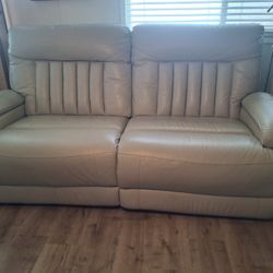 Dual Recliner Leather, Natazzi