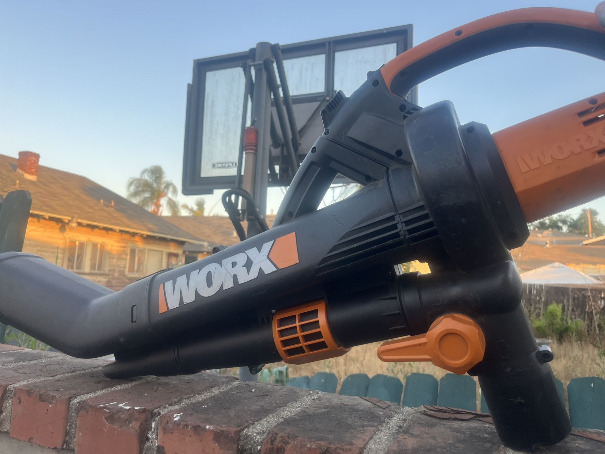 WORX Trivac 3-in-1 electric leaf blower, mulcher, and vacuum