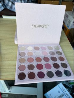 ColourPop SMOKE N' ROSES Pressed Powder Palette 30-Pan Eyeshadows NUDES & PINKS
