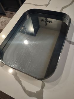 Black Metal Mirror