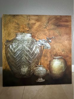 Large Canvas Wall Art Still Life Vases