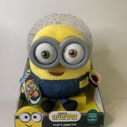 The Rise Of Gru Bob Laugh And Giggle Plush Toy 