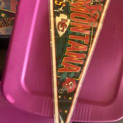 Joe Montana Banner Pennant