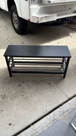 Black Shoe Rack