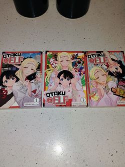 Otaku Elf Manga Volumes 1-3 by Akihiko Higuchi
