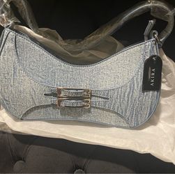 Akira Denim Shoulder Bag