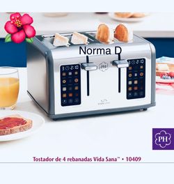 Tostador de 4 rebanadas nuevo en su caja 🌺 princess house 🌺
