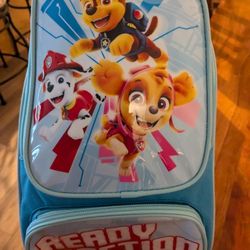Paw Patrol Back Pack With Sleeping Bag