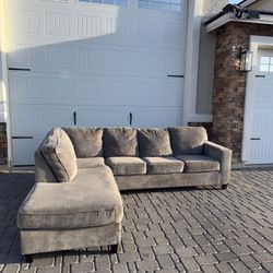 Two Piece Sectional Grey