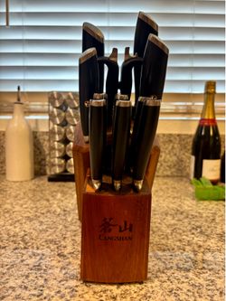 Cangshan 12-Piece Knife Block - Black