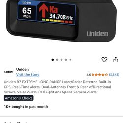 UNIDEN R7 Radar Detector 