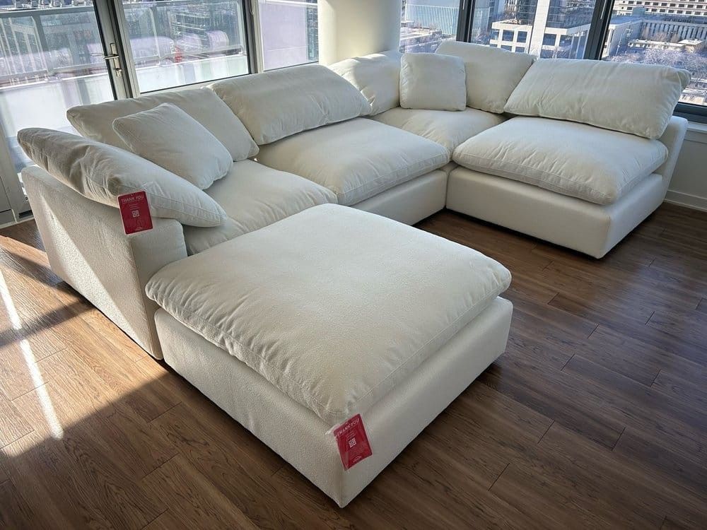 $55 Down Finance Sectional Sofa Loveseat Sleeper Bedroom Set Queen Bed King Bed Mattress Dining Table