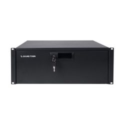 Sound Town 19-inch 4U Locking Rack Drawer, with Protection Foam (STRD-4D)