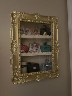 Gilded Display Shelf