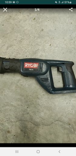 Ryobi 18volt 18v sawzall reciprocating saw