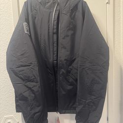 CAMEL Men’s Casual Quilted Coat Black XL