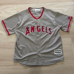 Mike Trout #27 Los Angeles Angels Gray MLB Jersey – Size XL