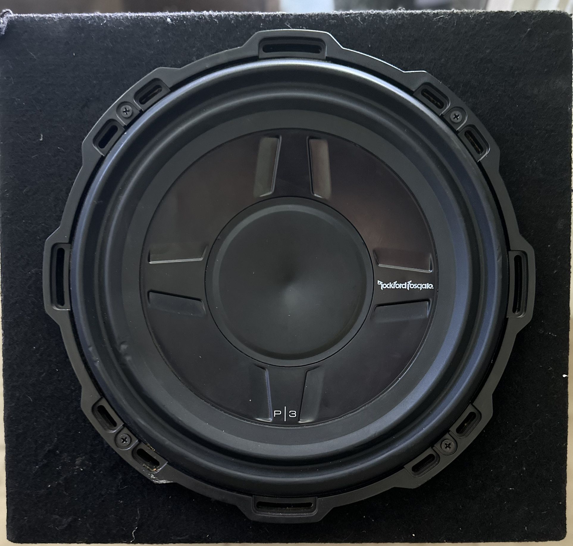 Rockford Fosgate 12” Speaker And Subwoofer Box
