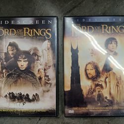 Lord Of The Rings DVD "IMPORTED" EDITIONS