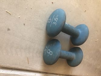 8 lbs dumbbells 2 sets