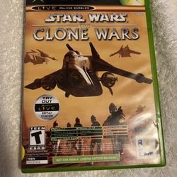 Star Wars: The Clone Wars Microsoft Xbox, 2003 USED and Tetris World