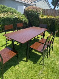 Dining Table Set With 6 Chairs