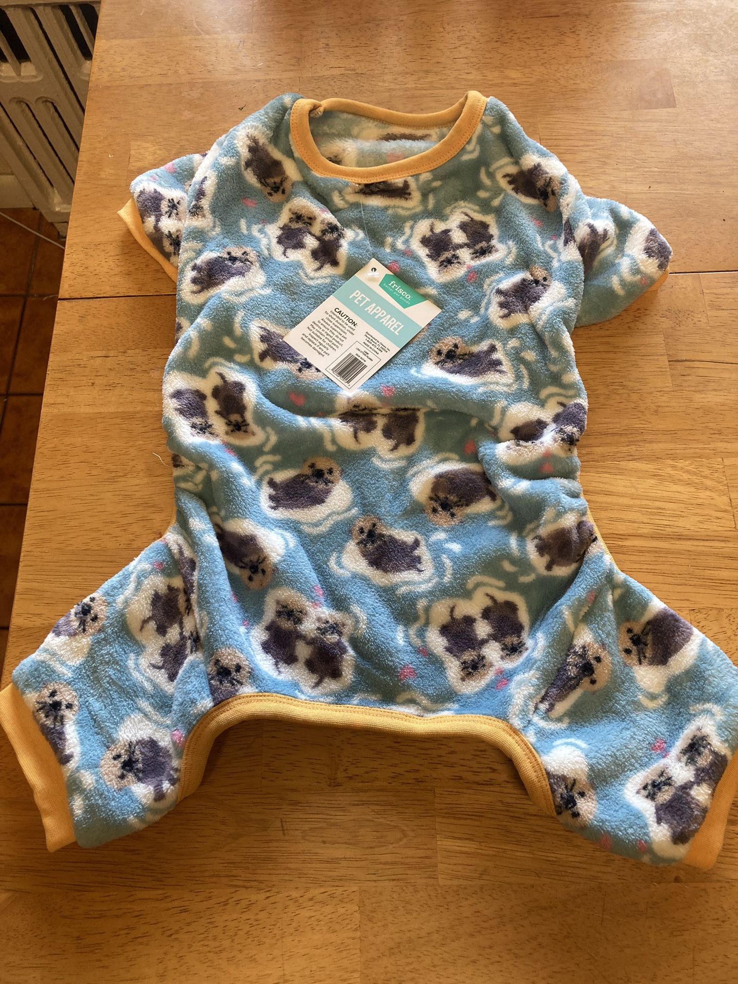 Pet Fleece Cover Up. Otter Design