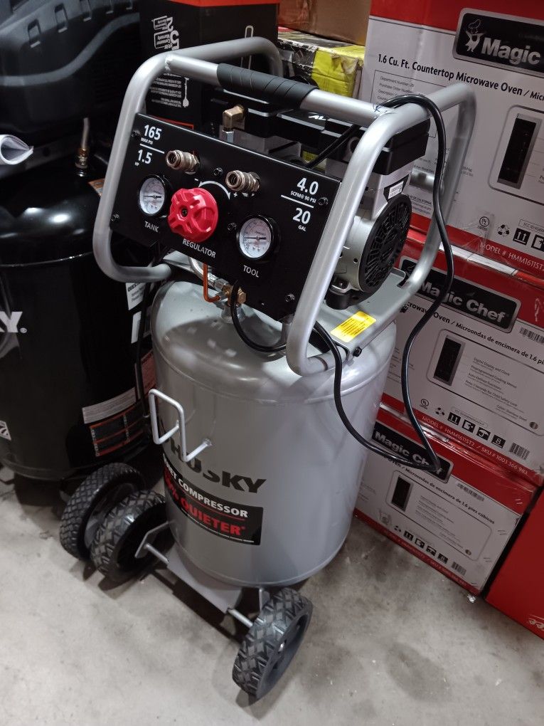 Husky 20 Gal 165 PSI Quiet Compressor