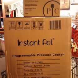 Instant Pot In Sealed Box with Pampered Chef Steamer Basket In Sealed Box $200.00 Value 125.00 OBO