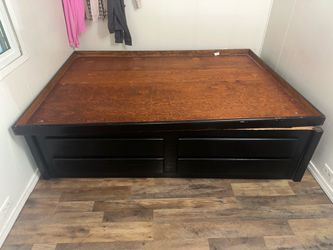 Storage bed frame