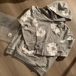 Grey Denim Tears Hoodie 