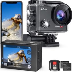 5K Action Camera with Remote