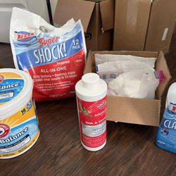 Pool Shock And Chemicals