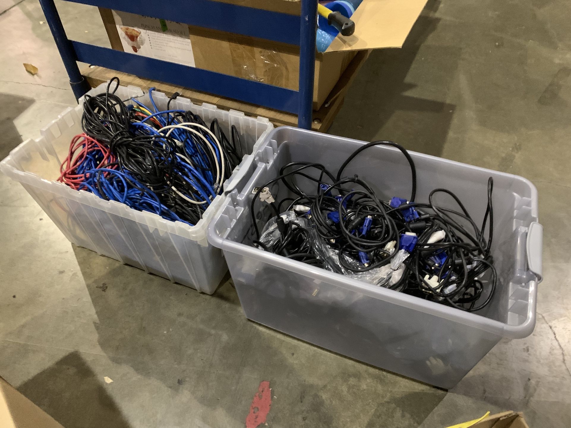 FREE - LOTS Of Computer Monitor Cables & Ethernet Cables