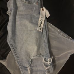 Purple Jeans Size 34