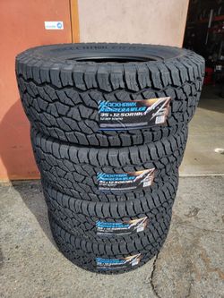 35X12.50 R18 LT ALL TERRAIN TIRES SILVERADO SIERRA RAM F150 TUNDRA TITAN RUBICON GLADIATOR RAPTOR