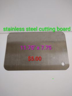 Stainless steel cutting board 11.75" x 7.75"
