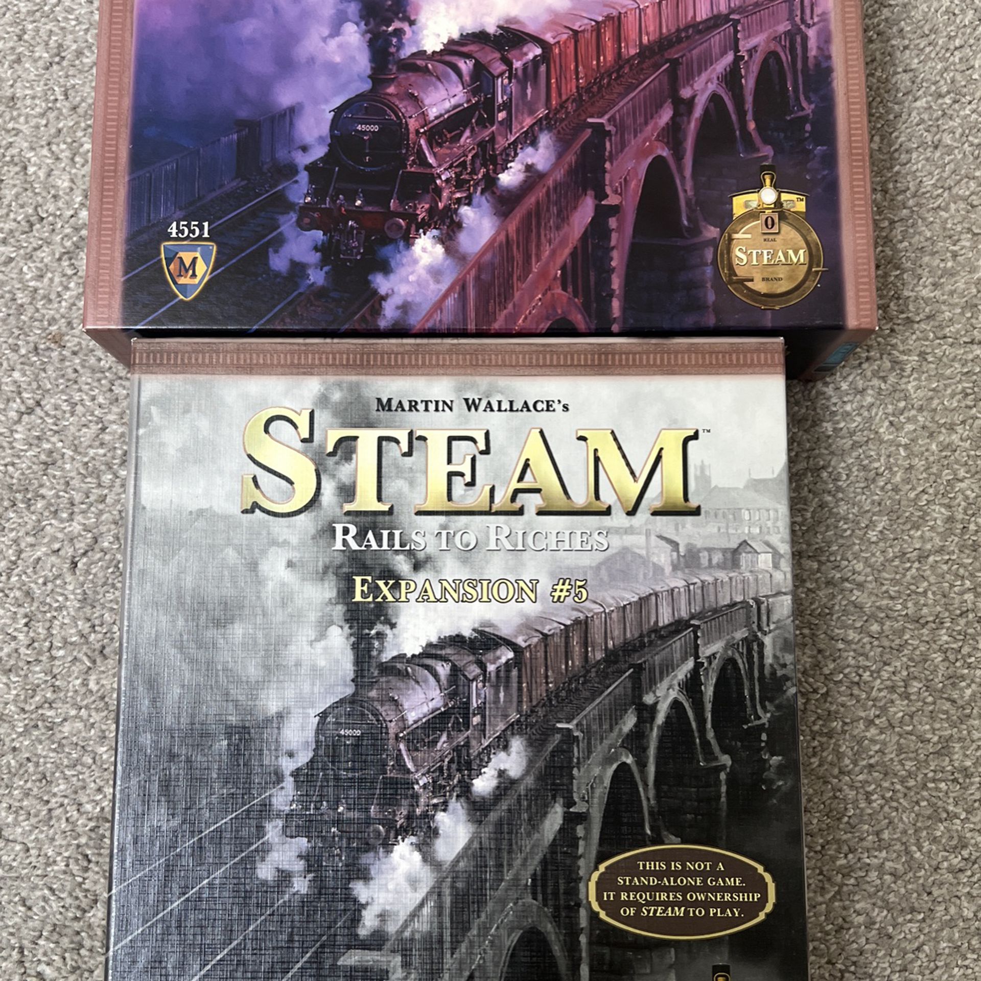 Steam: Rails To Riches With Expansions