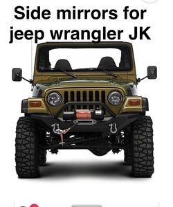Side mirrors for jeep wrangler JK with doors off