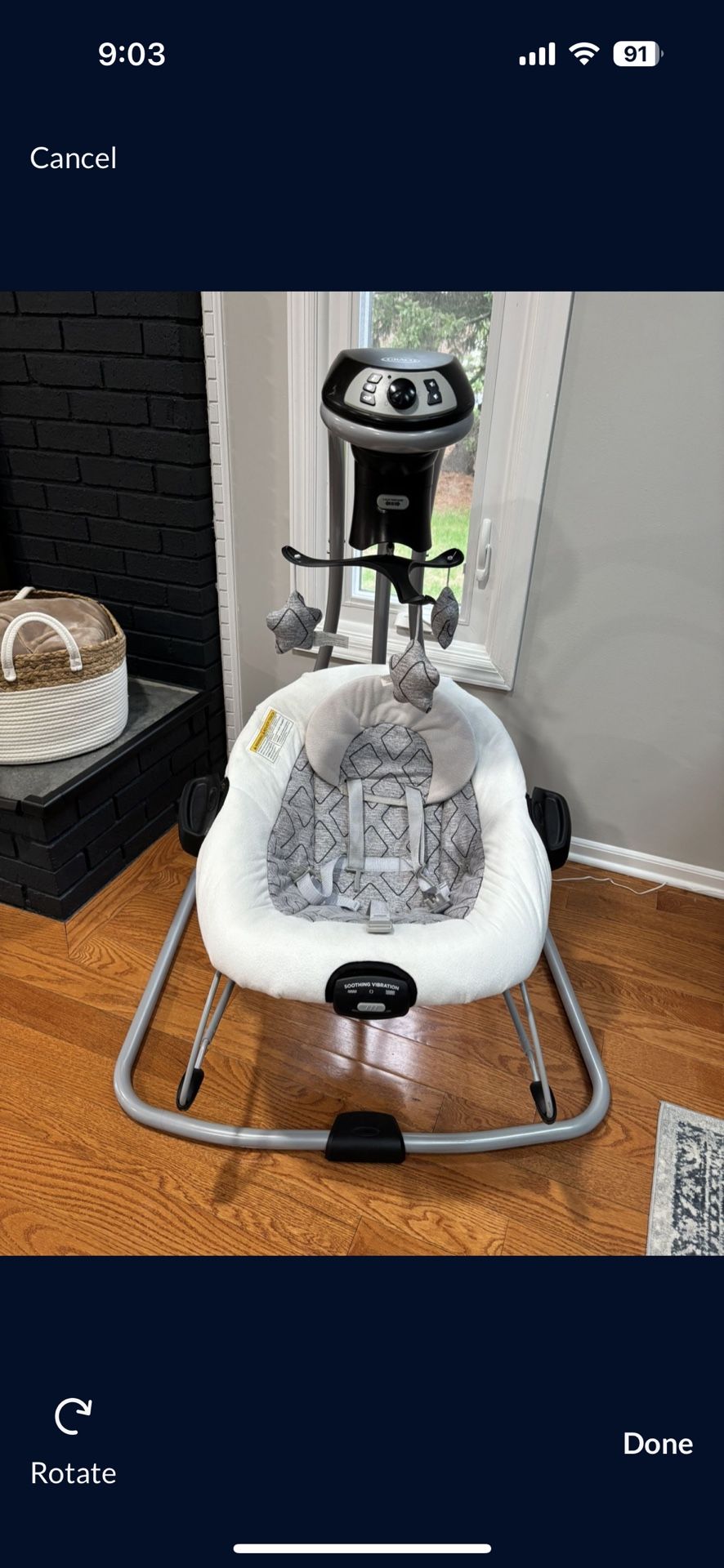 Graco DeutSoothe Swing And Rocker With Removable Swing Seat