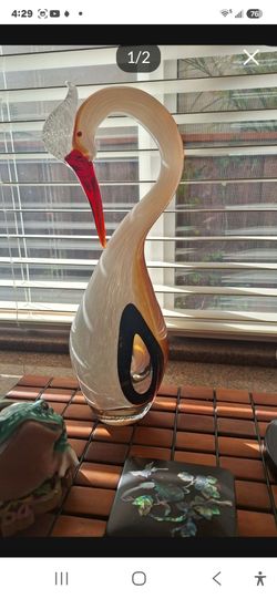 Murano Glass crane
