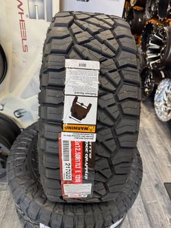 35x12.50R17 Nitto Ridge Grappler Load Range E 10 ply Brand new 4 tires 35” 17” Rugged Terrain Tire