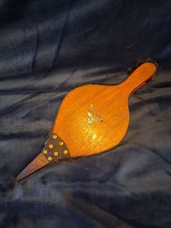 vintage fireplace bellows